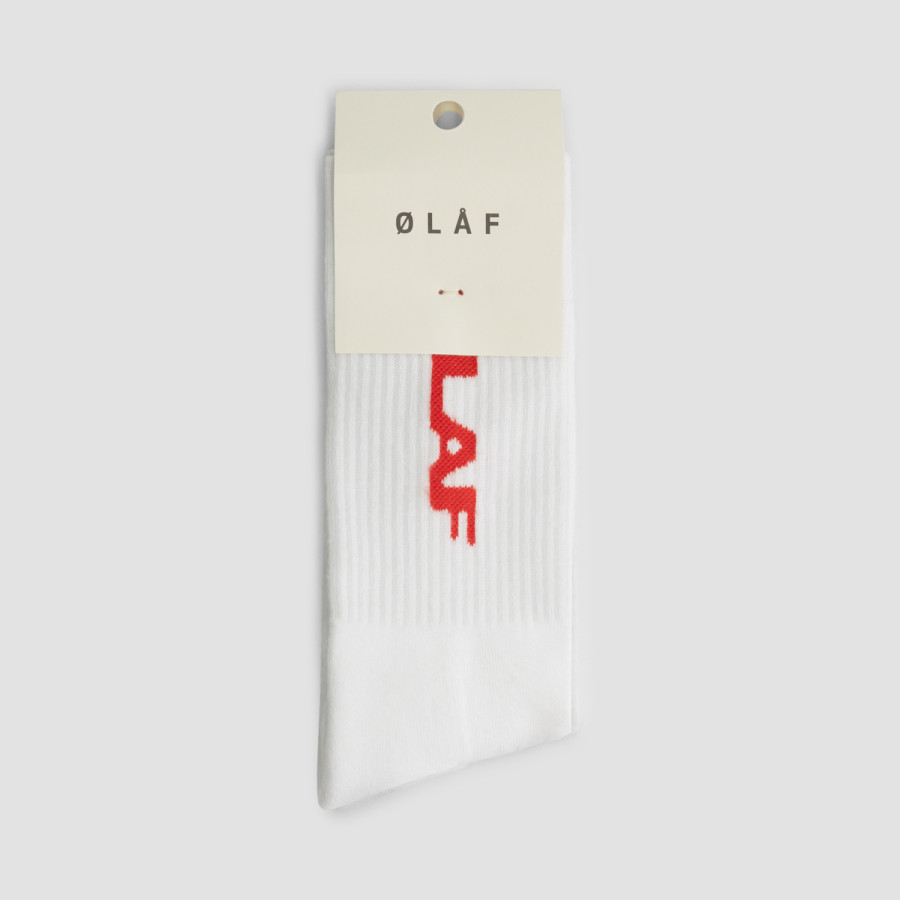 DRIFT LOGO SOCKS.WHITE