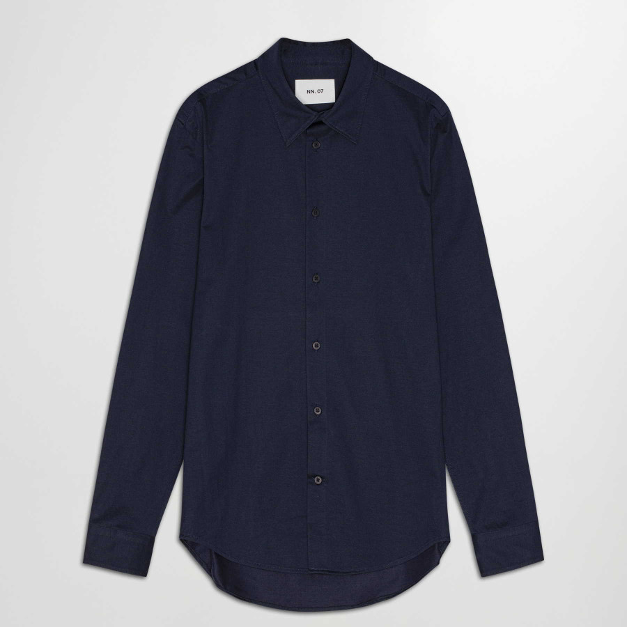 ELIAN SLIM FIT SHIRT | NAVY BLUE