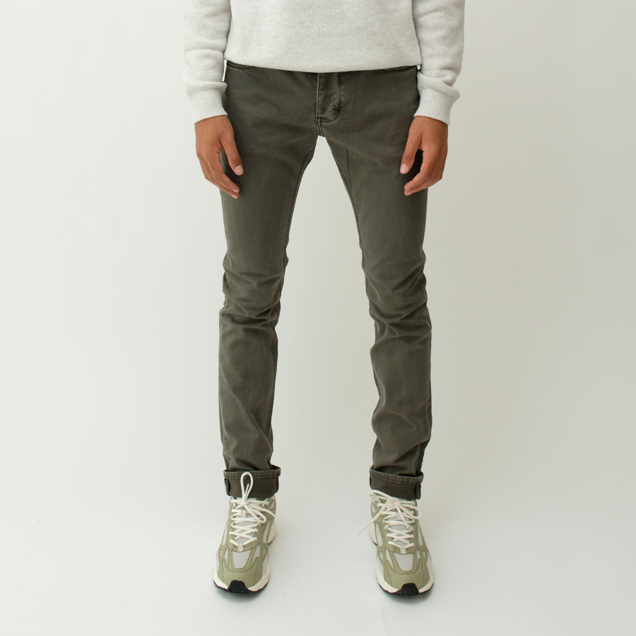 LOU SLIM TWILL.MILITARY