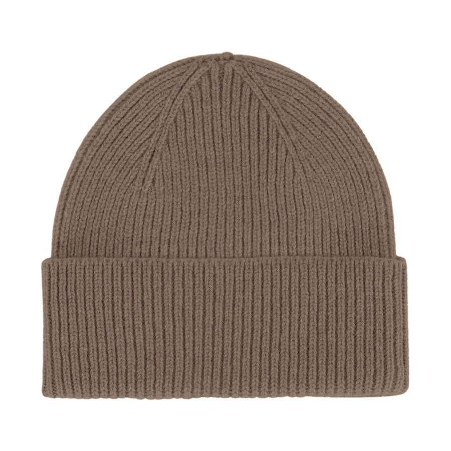 Merino Wool Beanie | Warm Taupe