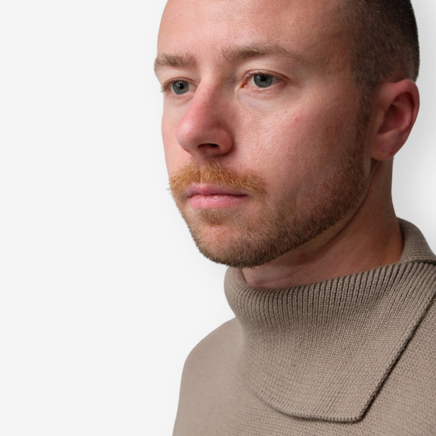 Scarf Collar Jumper | Natural Linen 