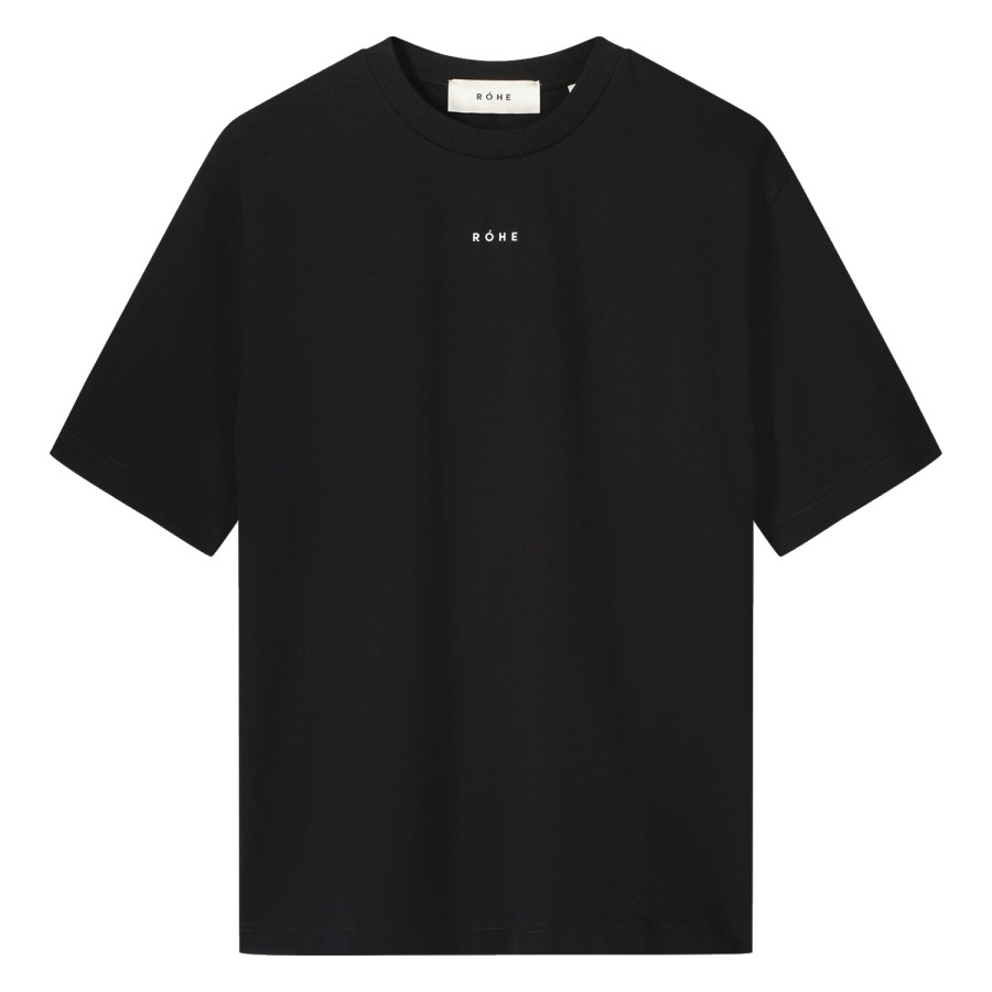 Oversized logo t-shirt.138 NOIR