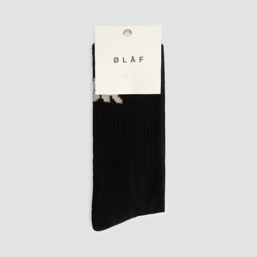 ONE SIZE PIXEL SOCKS BLACK