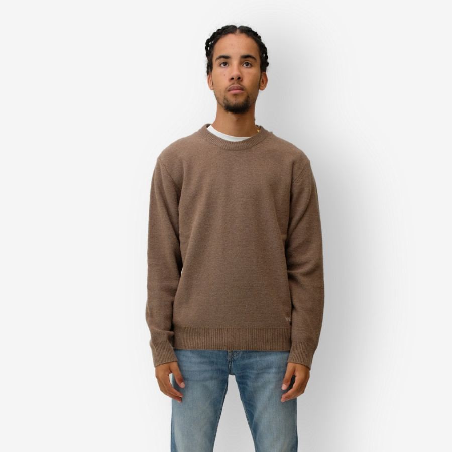 NIGEL WOOL PULLOVER | SHITAKE