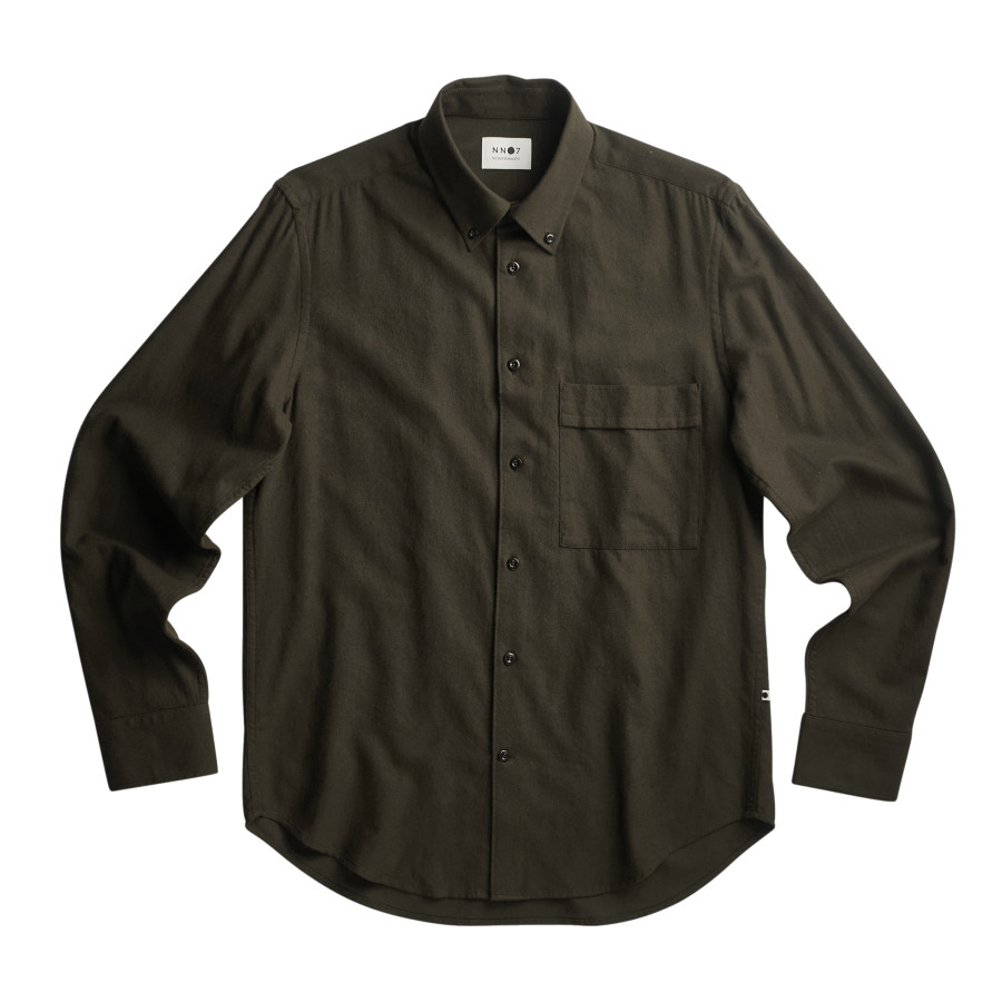 Arne Shirt | Dark Clay Regular Fit