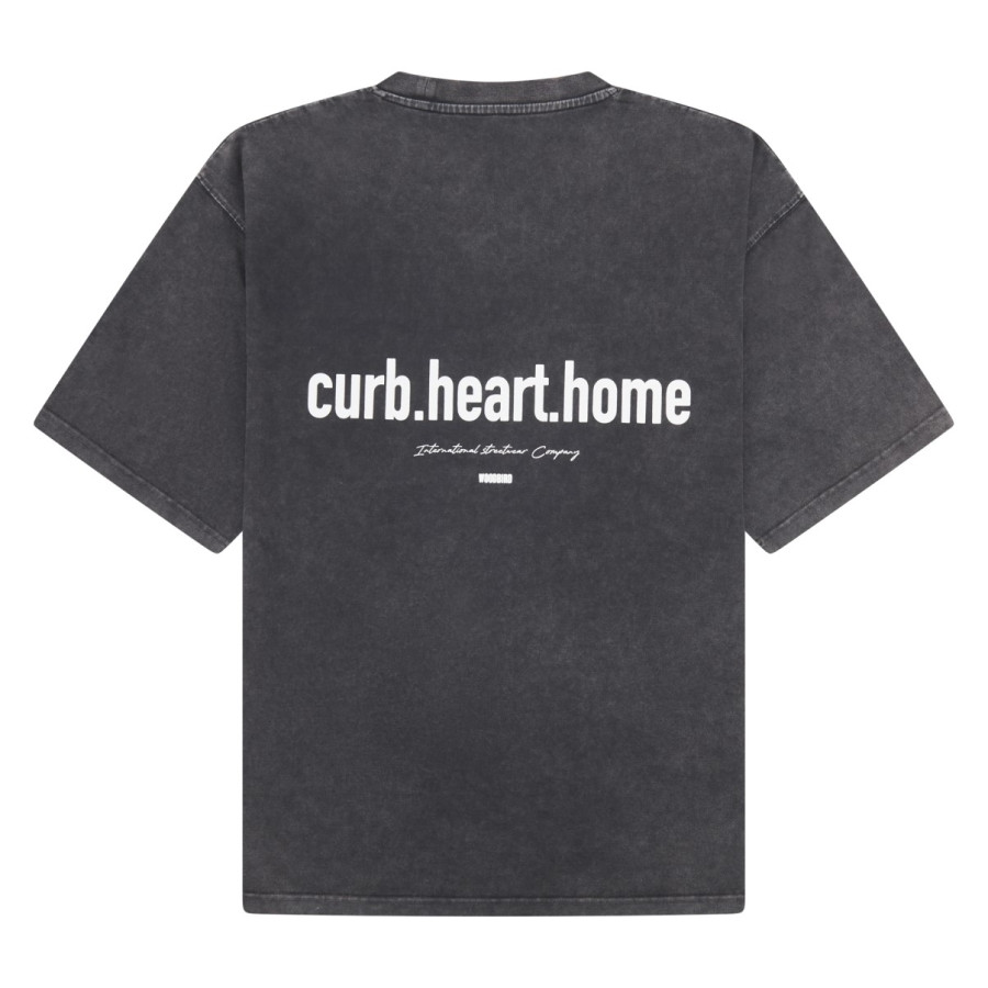 WBBEAM HOME TEE BLACK FADED