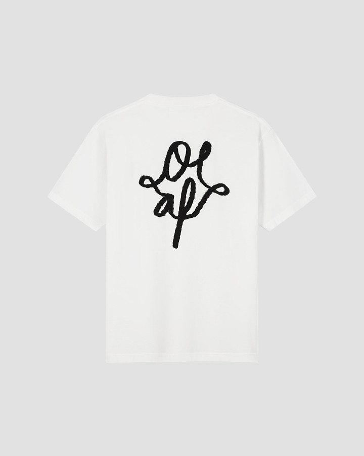 MONOGRAM GRAPHIC TEE.OPTICAL WHITE