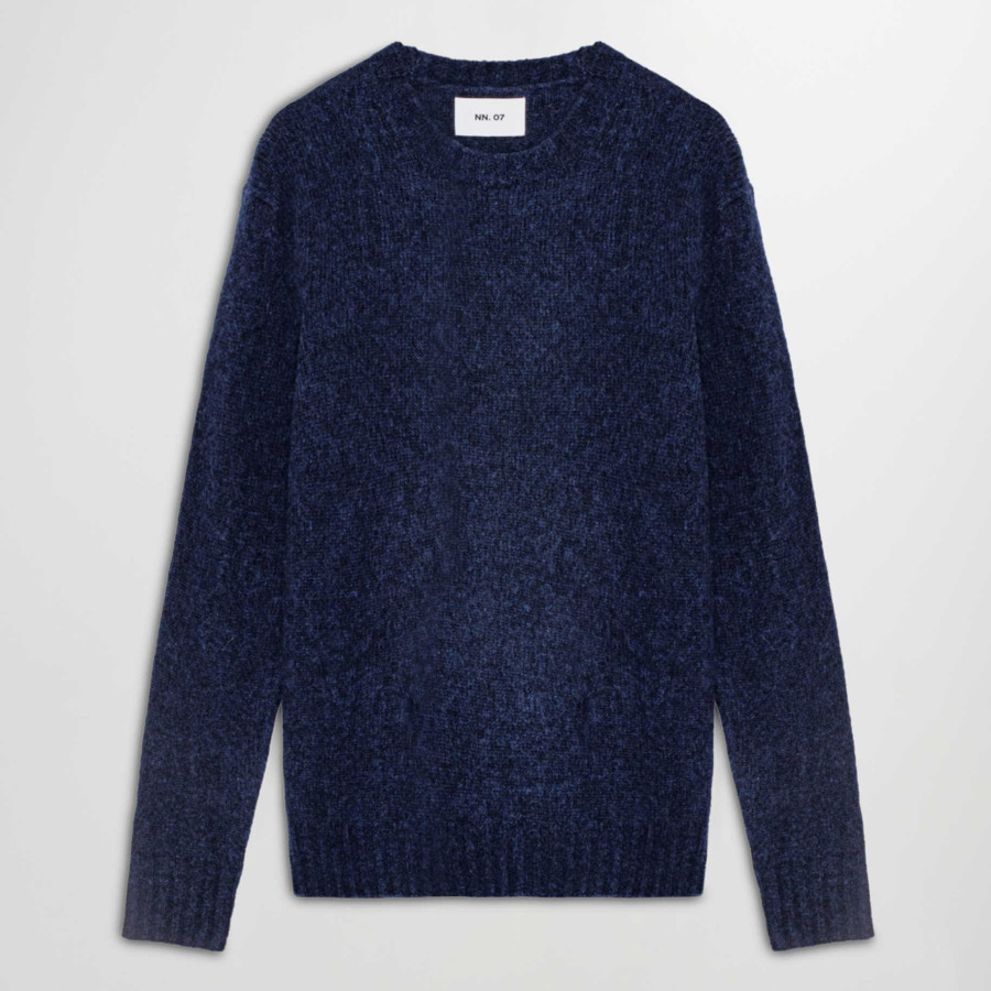 Lee Sweater | Wool Blend Navy Blue