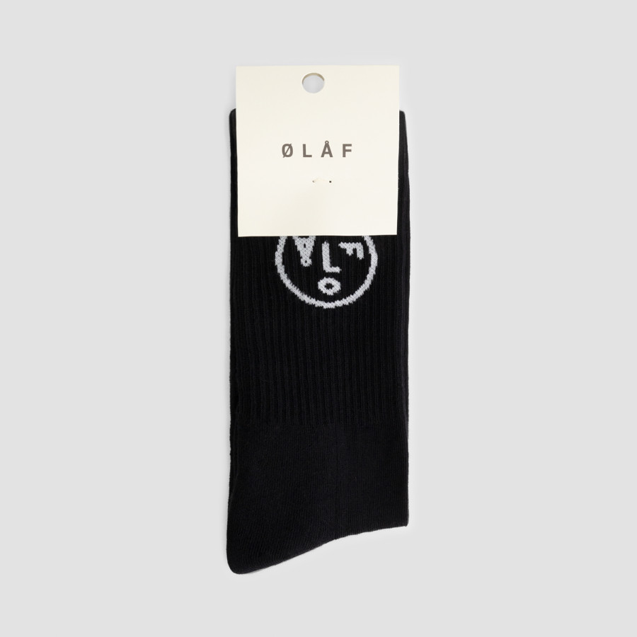 ONE SIZE FACE SOCKS BLACK