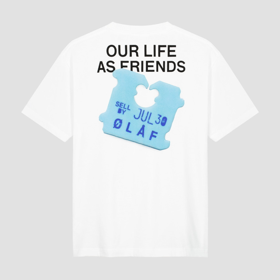 FRIENDS CLIP TEE.OPTICAL WHITE