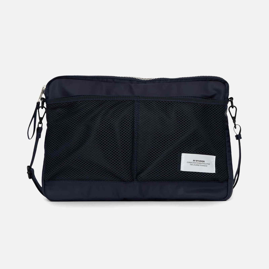 COMPUTER BAG.NAVY BLUE