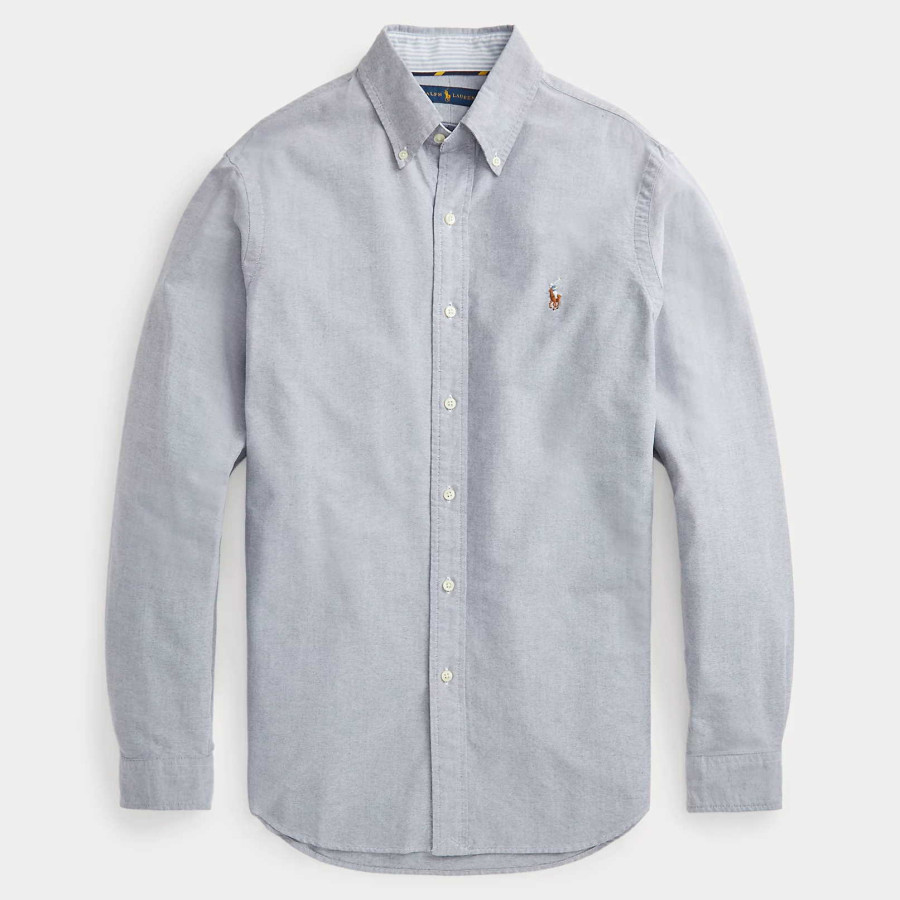 SLIM FIT OXFORD SHIRT | SLATE